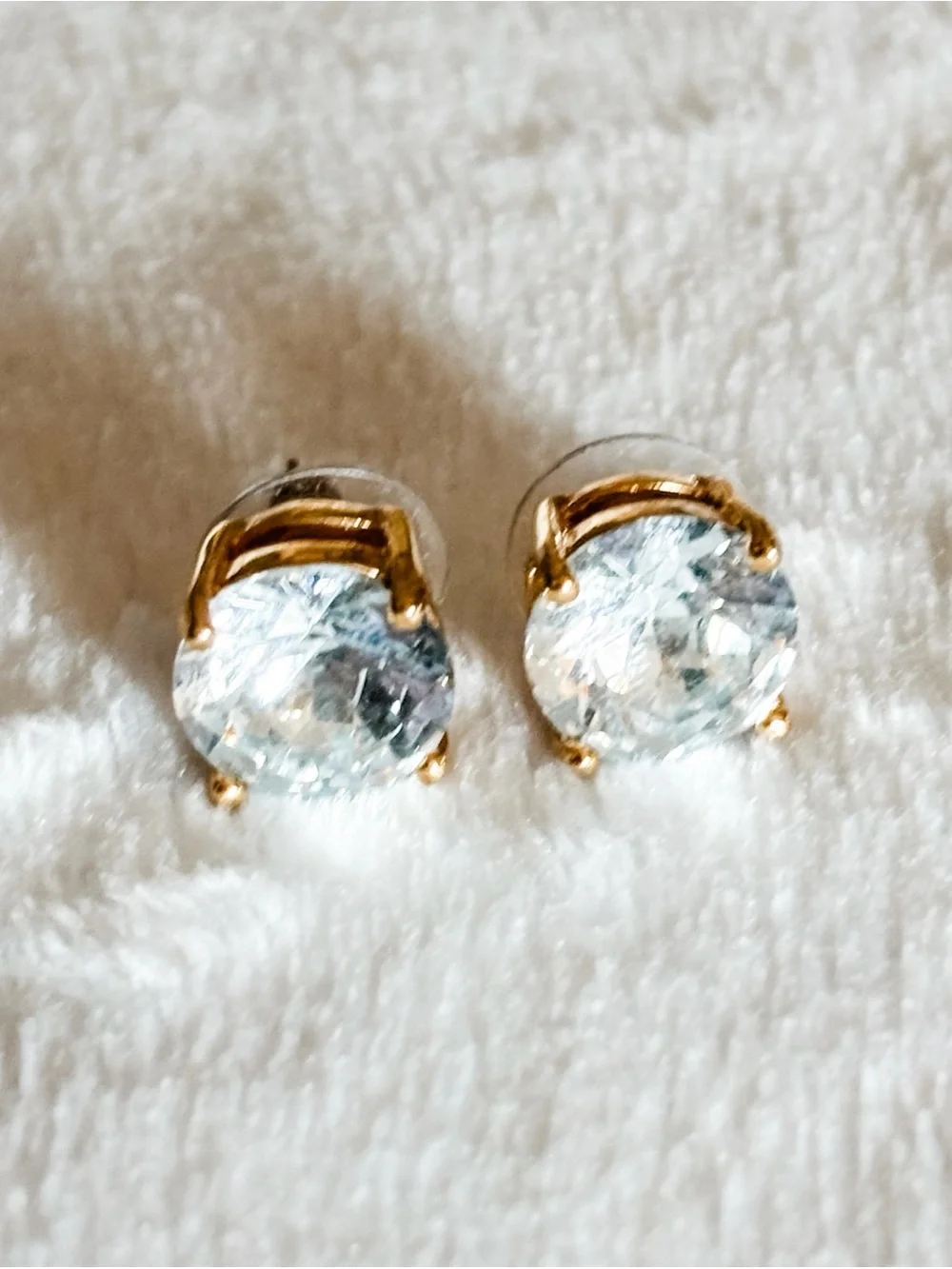 Kate Spade Crystal Gumdrop Earrings - Gold